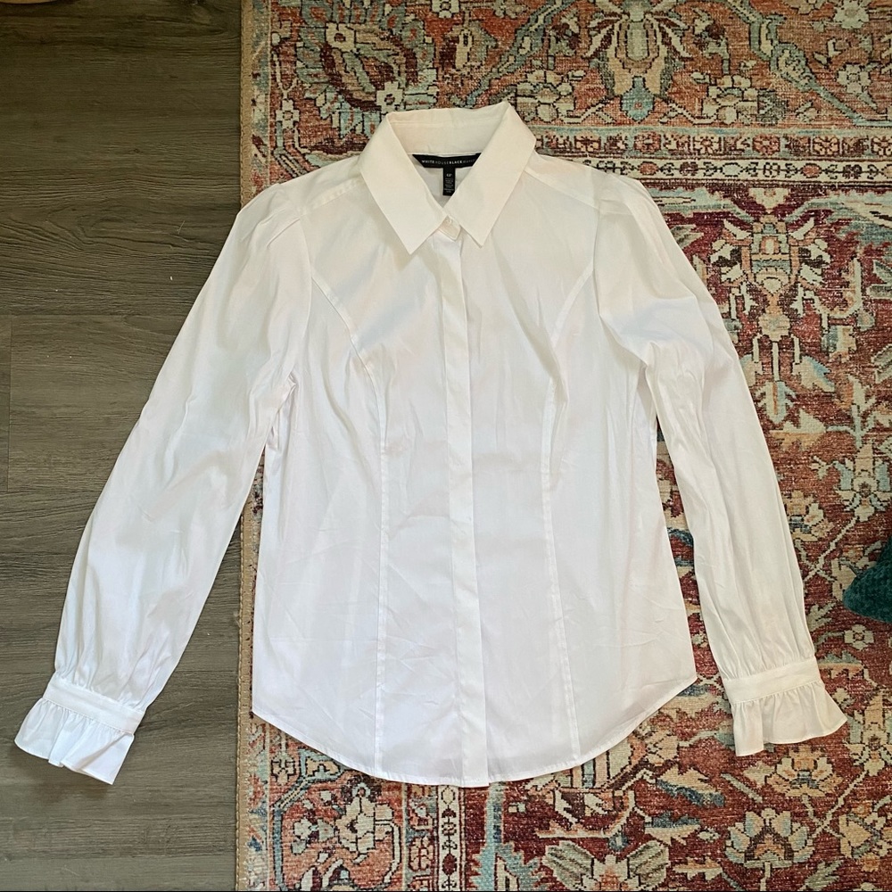 BHWM white button down shirt